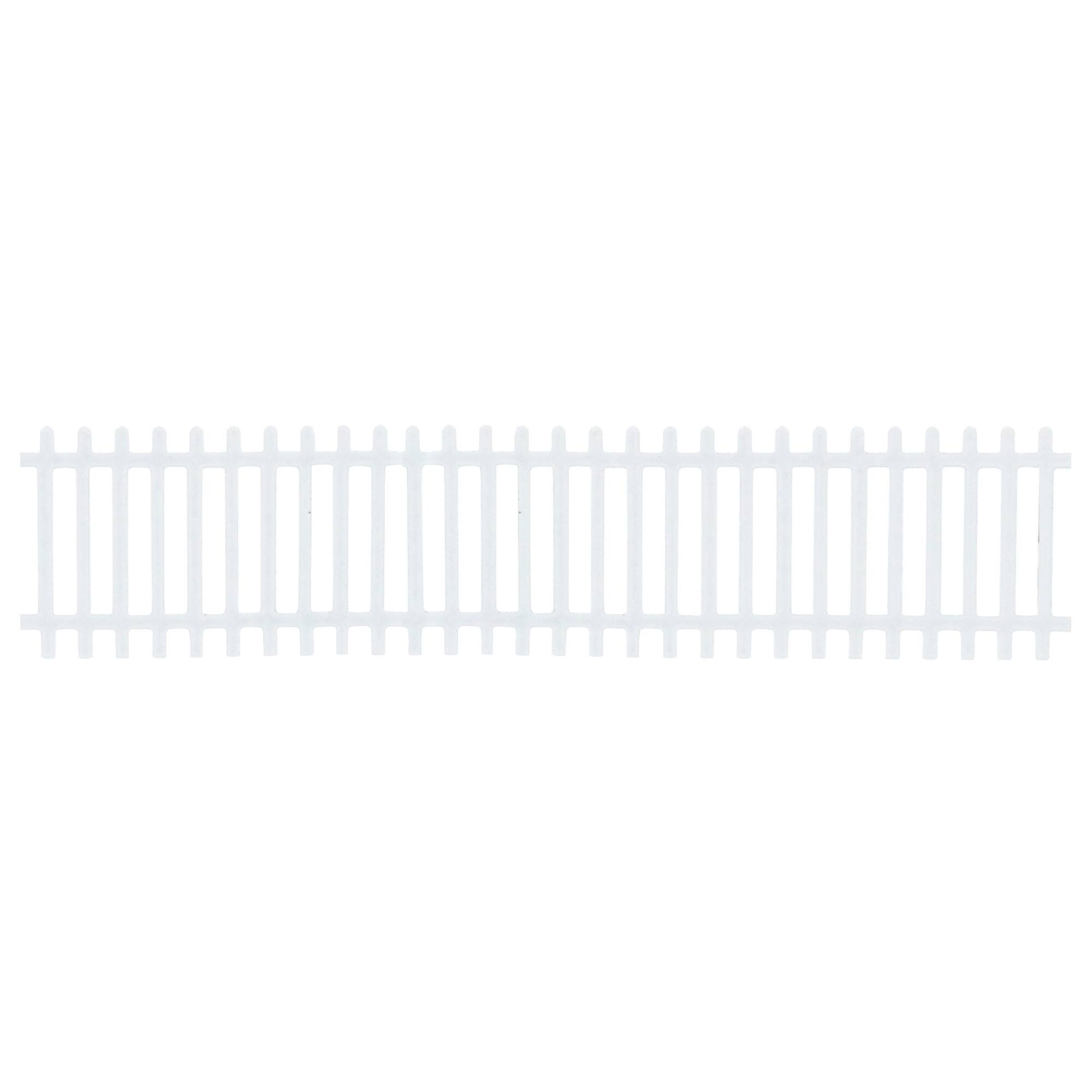 Mini White Metal Fence Decoration by Ashland®